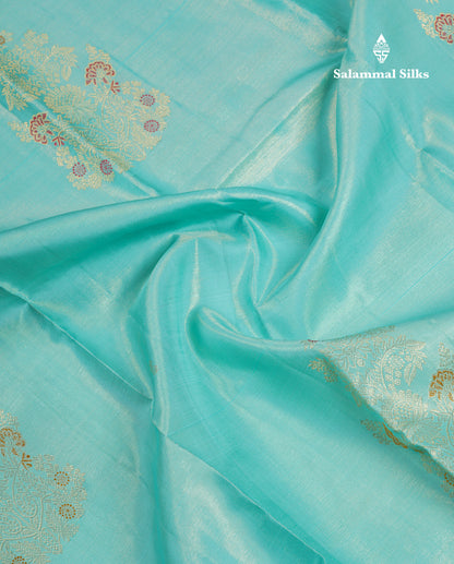 Beautiful Peach Fancy Vairaoosi Menakari Work Pure Kanjivaram Silk Saree with Contrast Pink Blouse