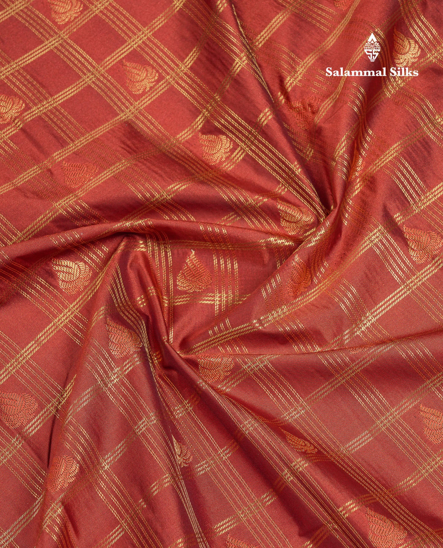 Beautiful Dual Tone Green Checks With Butta Semi Silk Saree With Contrast Lavender Traditional Evening Morning Border