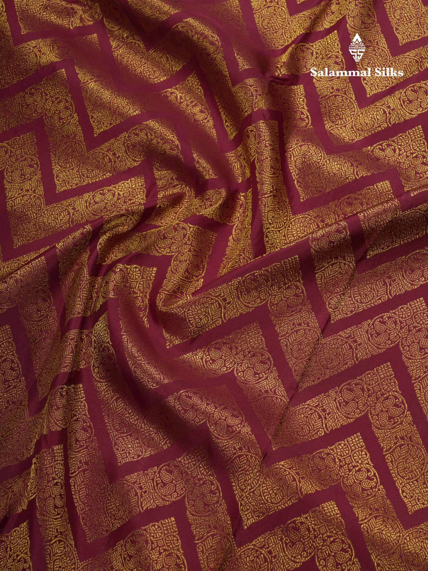 Kanjivaram Maroon Wedding Silk Saree With Bottle Green Border