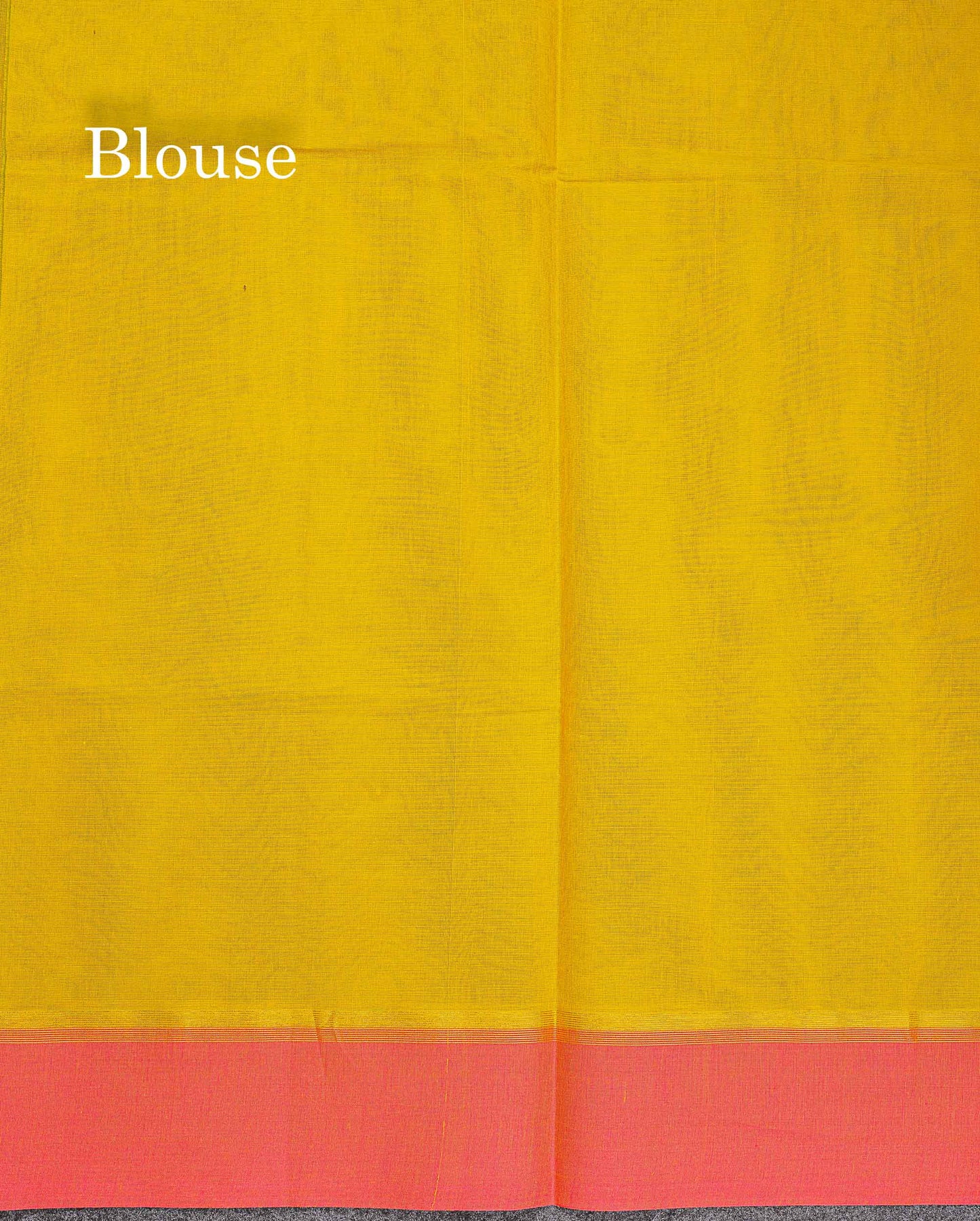 Pure Cotton Saree - Dual Tone Lemon Yellow Colour Body Thread Butta With Contrast Pink Border