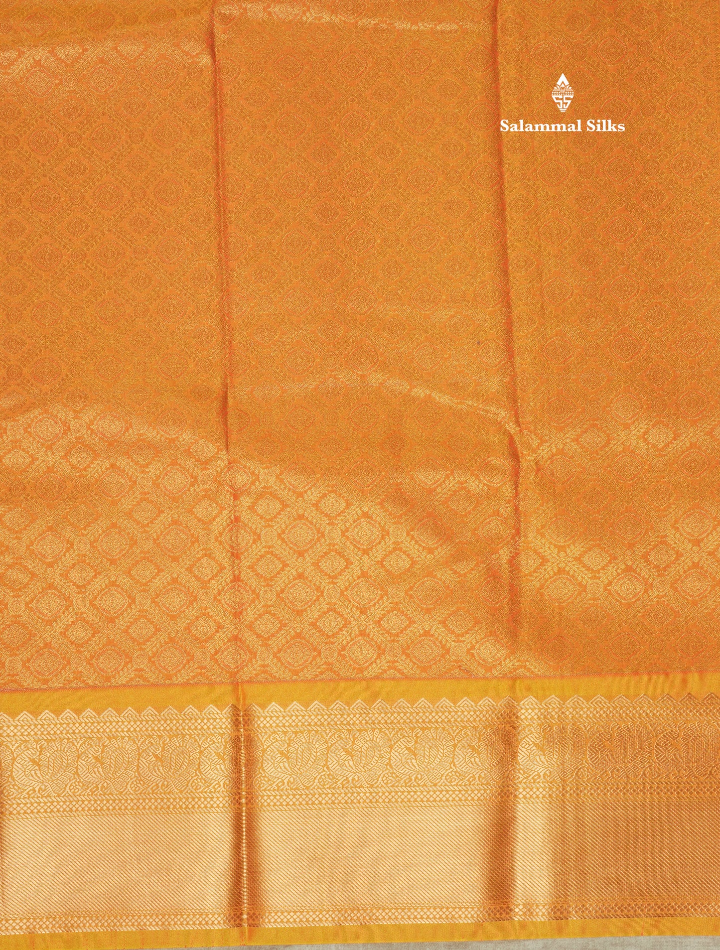 Beautiful Red Vairaoosi Semi Silk Saree With Contrast Orange Border