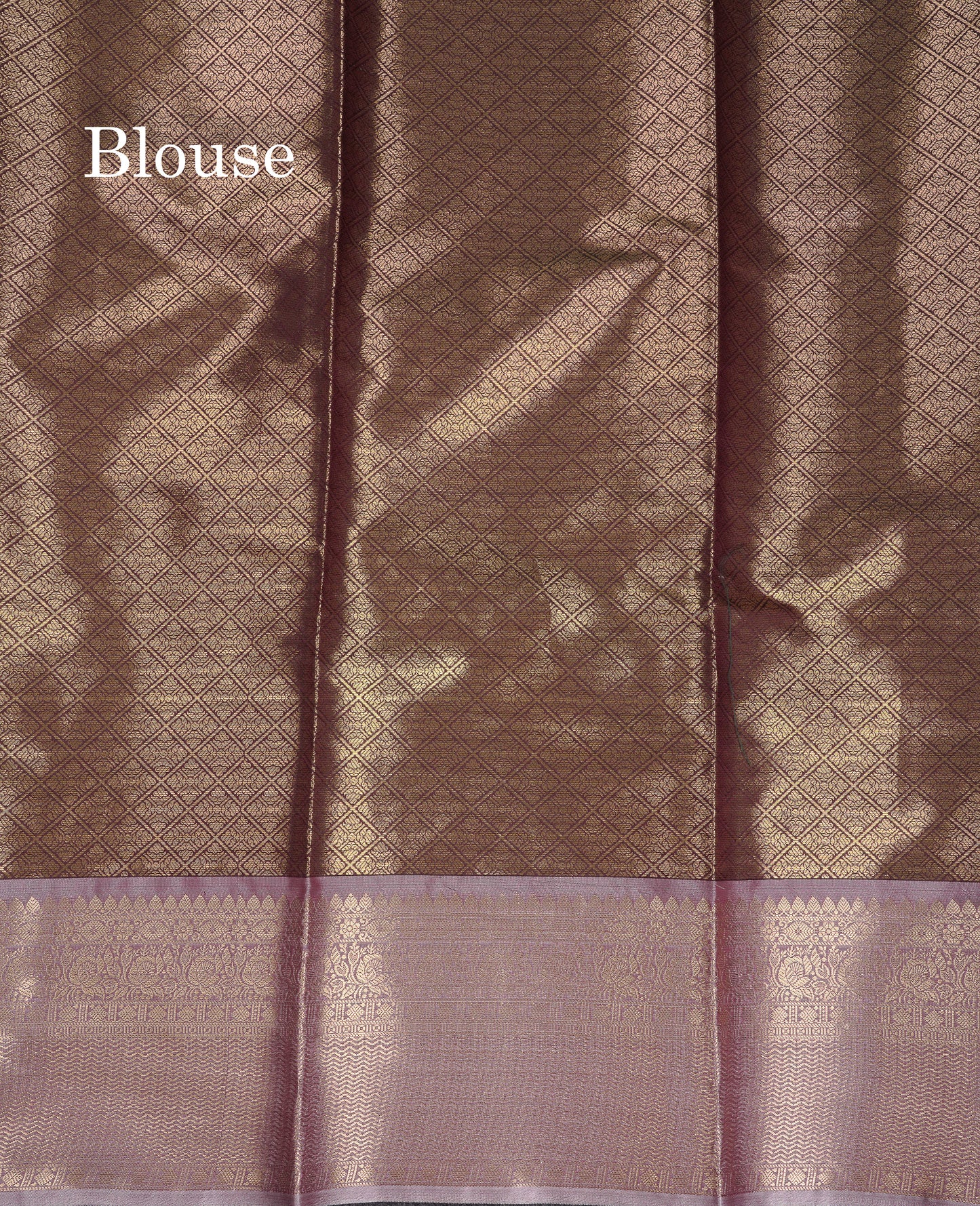 Beautiful Maroon Checks With Butta Cotton Mix Saree With Contrast Dark Peach Traditional Evening Morning Border