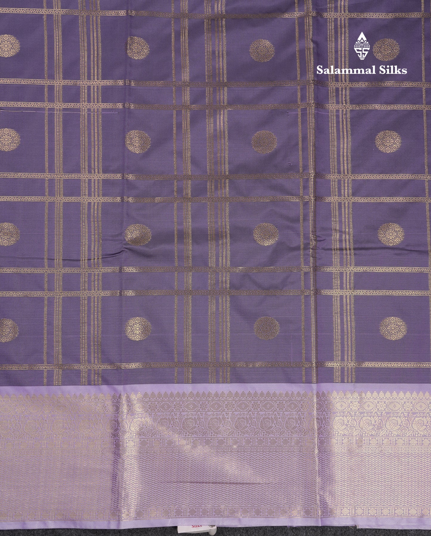 Beautiful Maroon Checks With Butta Cotton Mix Saree With Contrast Dark Peach Traditional Evening Morning Border