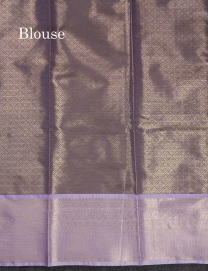 Beautiful Maroon Checks With Butta Cotton Mix Saree With Contrast Dark Peach Traditional Evening Morning Border