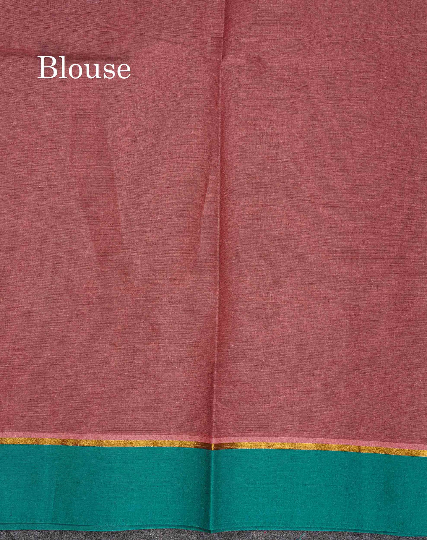 Pure Cotton Saree - Chocolate Brown Colour Body Thread Butta With Contrast Dual Tone Ramar Blue Border