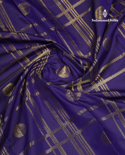 Beautiful Maroon Checks With Butta Cotton Mix Saree With Contrast Dark Peach Traditional Evening Morning Border