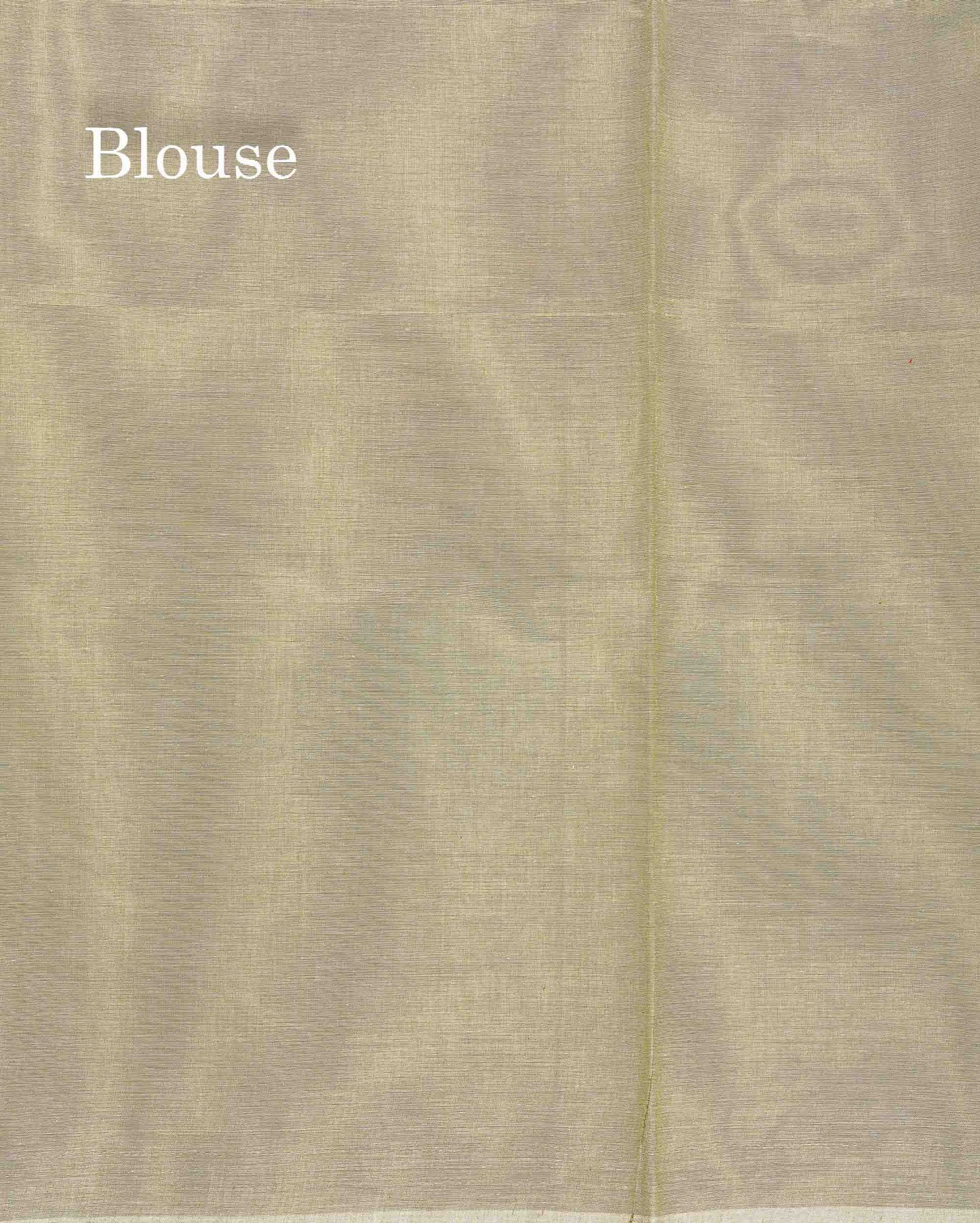 Pure Cotton Saree - Pista Green Colour Body Thread Butta With Fancy Thread WorkTemple Border