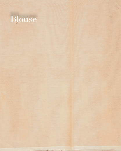 Pure Cotton Saree - Pista Green Colour Body Thread Butta With Fancy Thread WorkTemple Border