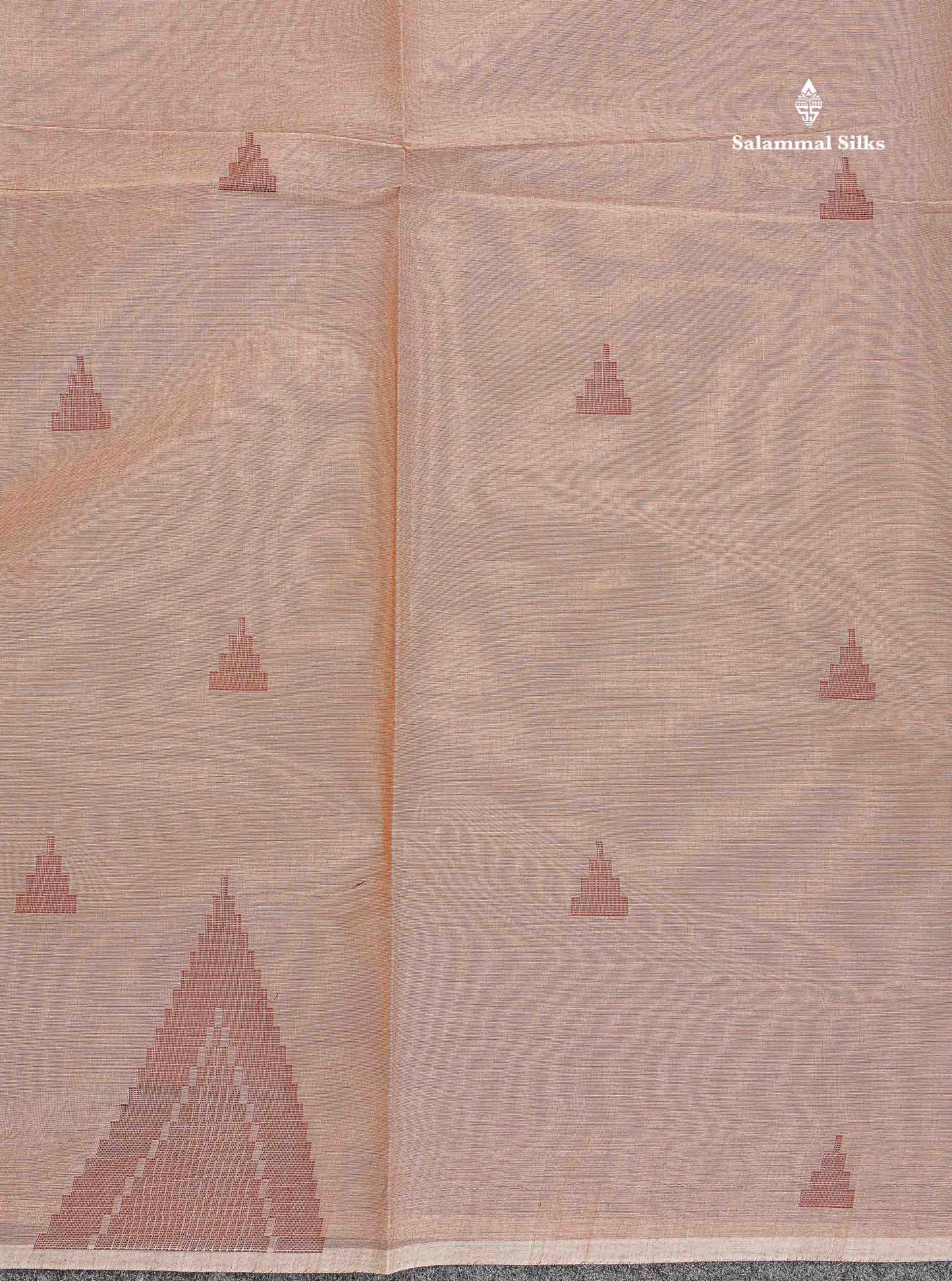 Pure Cotton Saree - Pista Green Colour Body Thread Butta With Fancy Thread WorkTemple Border