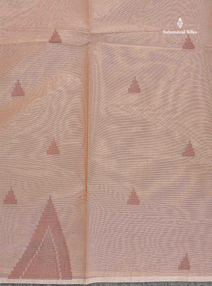 Pure Cotton Saree - Pista Green Colour Body Thread Butta With Fancy Thread WorkTemple Border