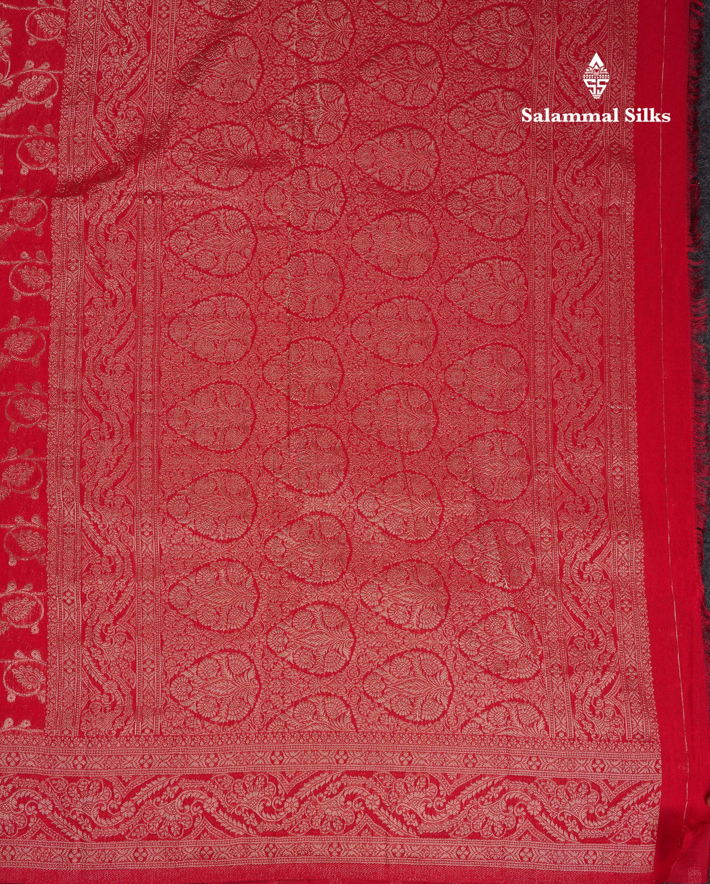 Beautiful Maroon Semi Georgette Saree With Fancy Border