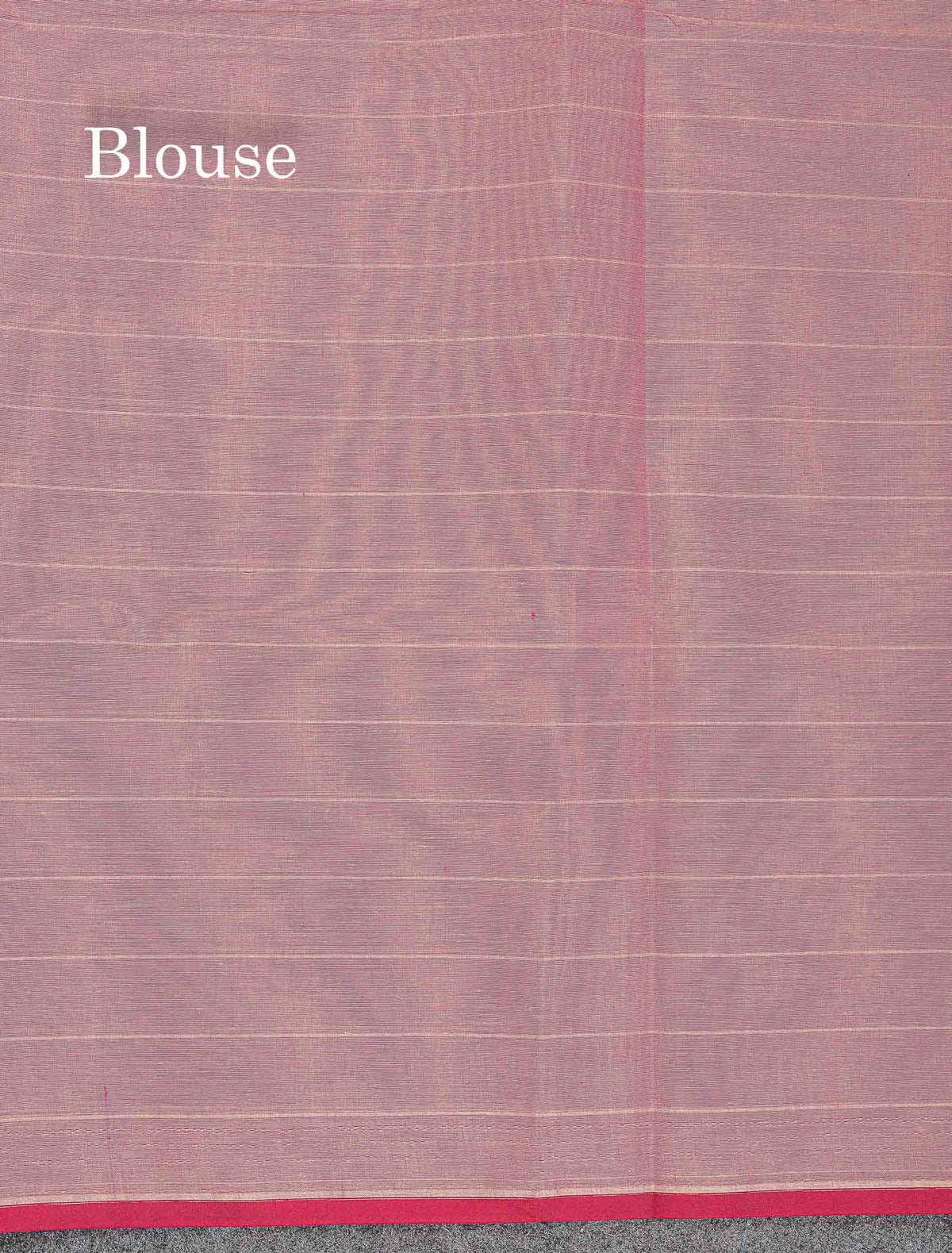 Pure Cotton Saree - Pinkish Maroon Colour Body Lines With Fancy Thread Work Buttas
