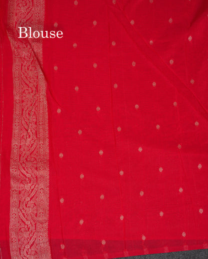 Beautiful Maroon Semi Georgette Saree With Fancy Border