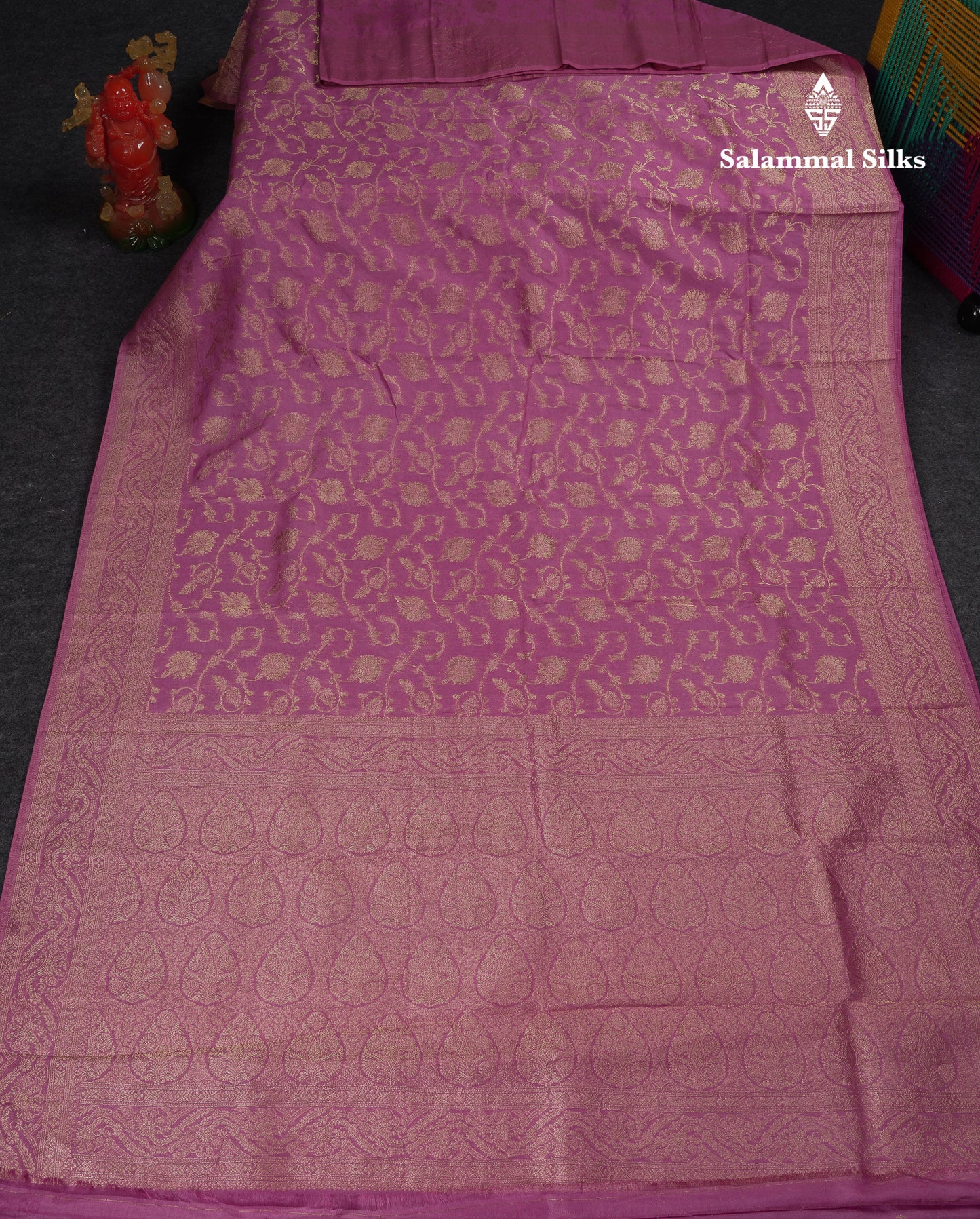 Beautiful Maroon Semi Georgette Saree With Fancy Border