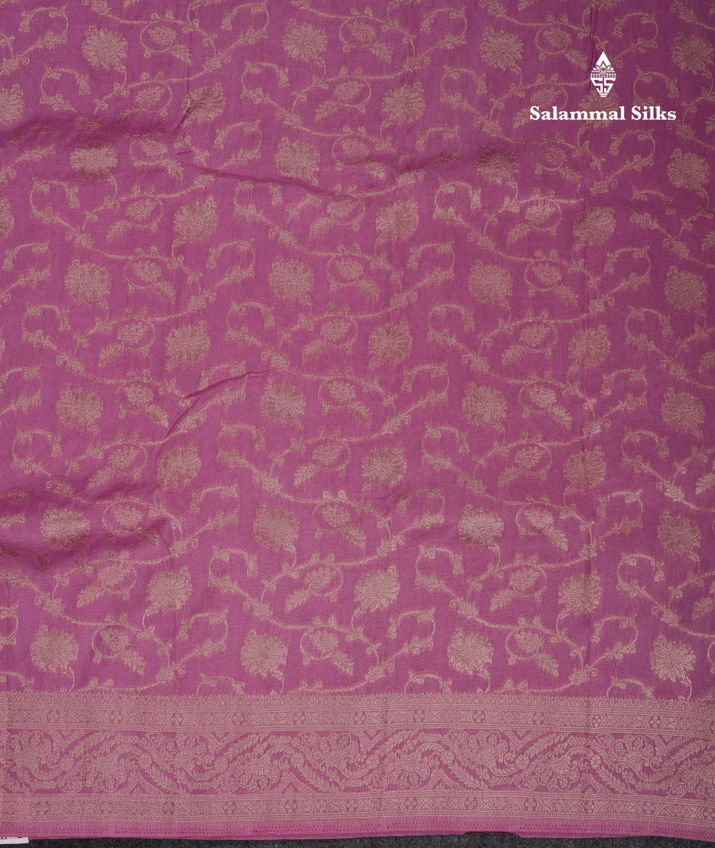 Beautiful Maroon Semi Georgette Saree With Fancy Border