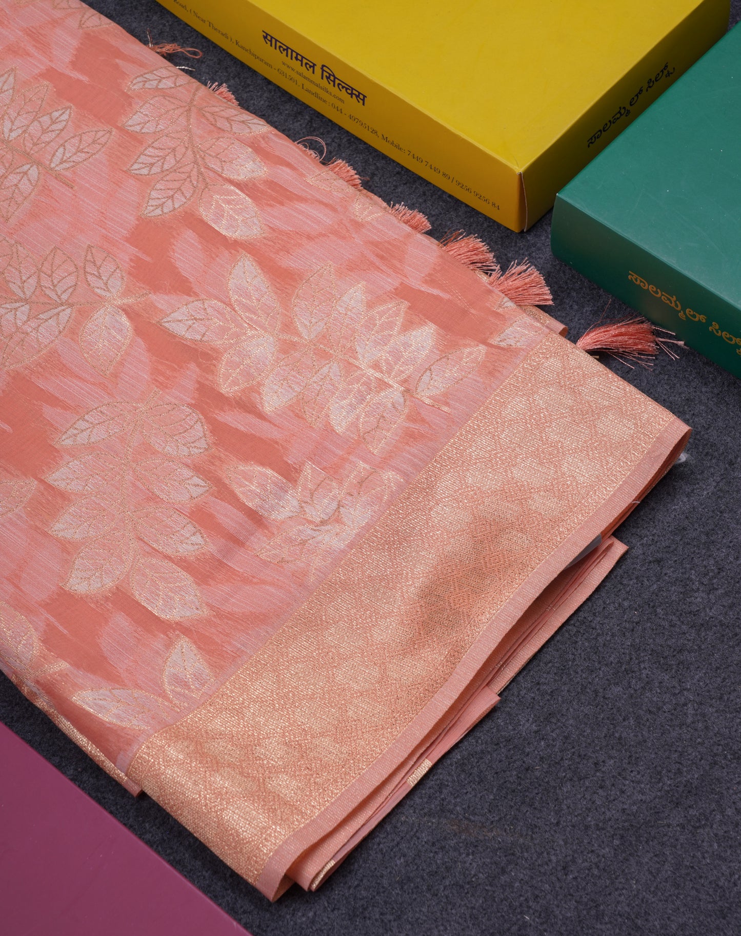 Beautiful Light Green Cotton Mix Saree With Fancy Border