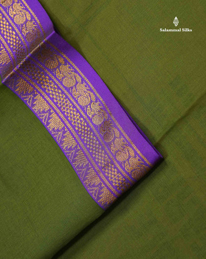Light Brown Beautiful Plain Pure Cotton Saree With Contrast Maroon Border