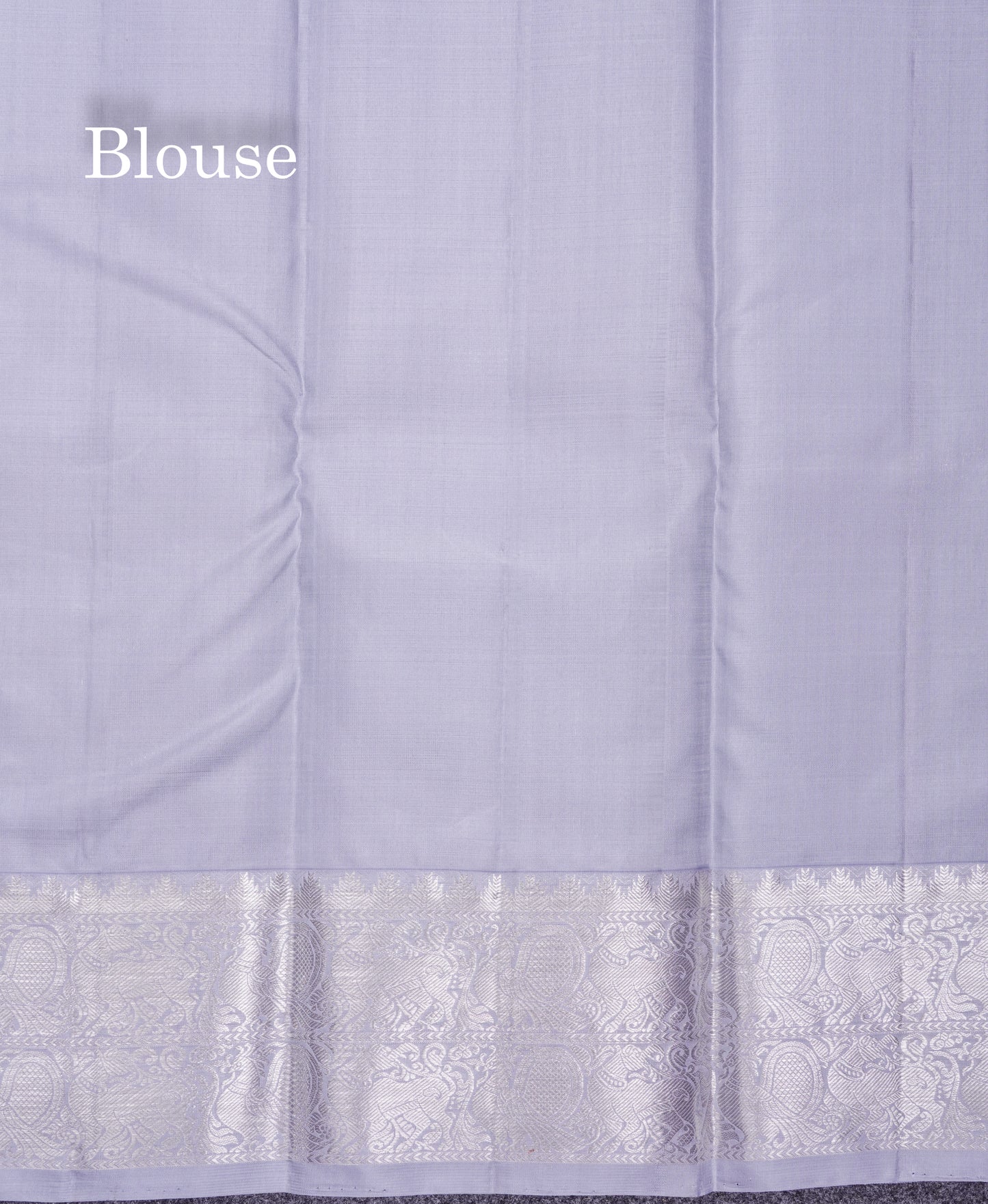 Beautiful Black Pure Kanjivaram Silk Saree With Contrast Light Grey Traditional Border