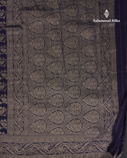 Beautiful Maroon Semi Georgette Saree With Fancy Border