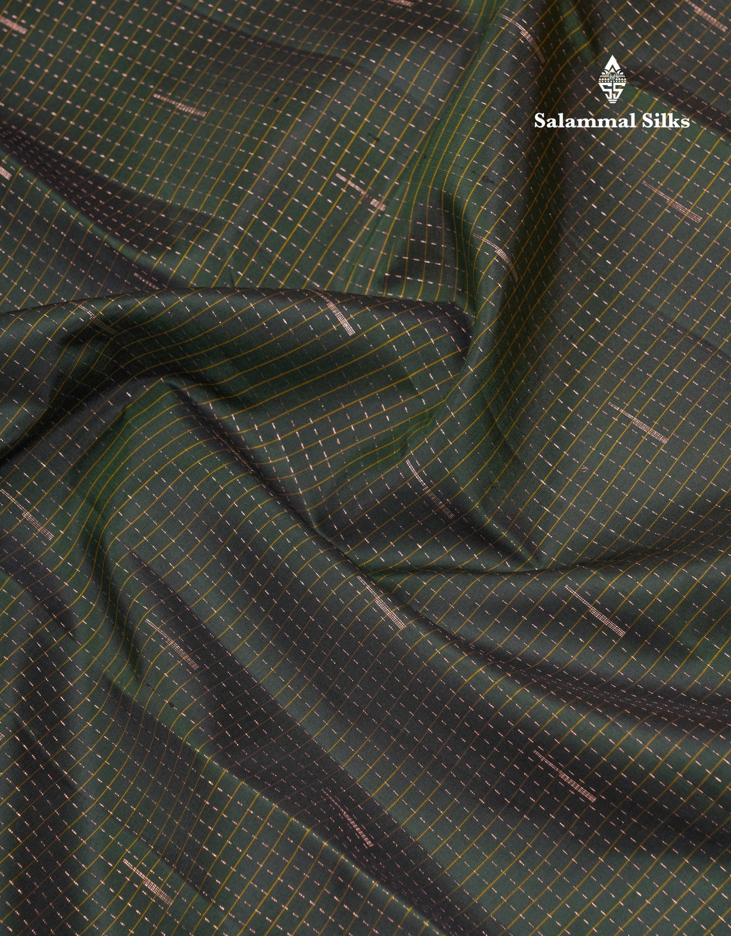 Beautiful Bottle Green Fancy Pure Kanjivaram Silk Saree With Contrast Mustard Yellow Blouse