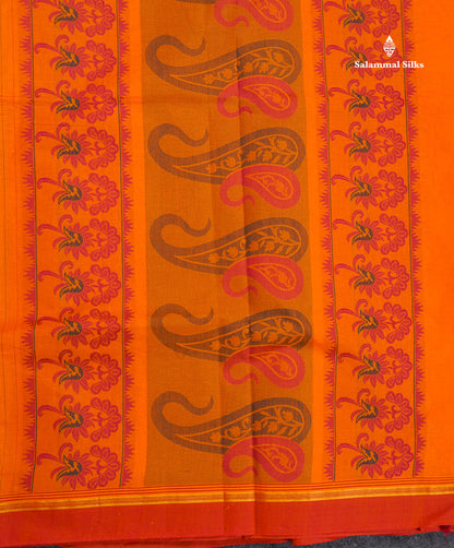 Pure Cotton Saree - Sea green Colour Body Thread Work Butta With Blouse