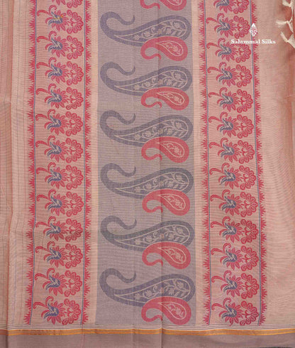 Pure Cotton Saree - Sea green Colour Body Thread Work Butta With Blouse