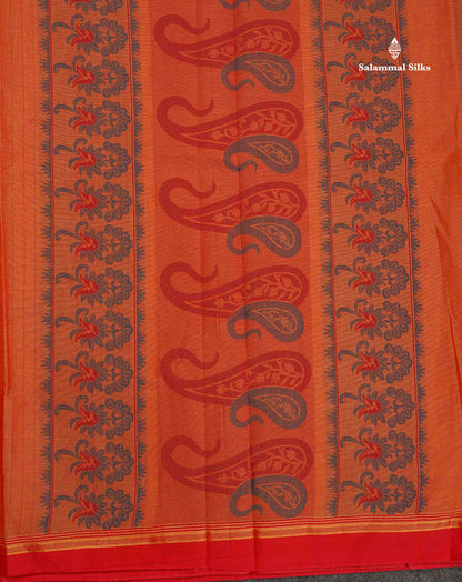 Pure Cotton Saree - Sea green Colour Body Thread Work Butta With Blouse