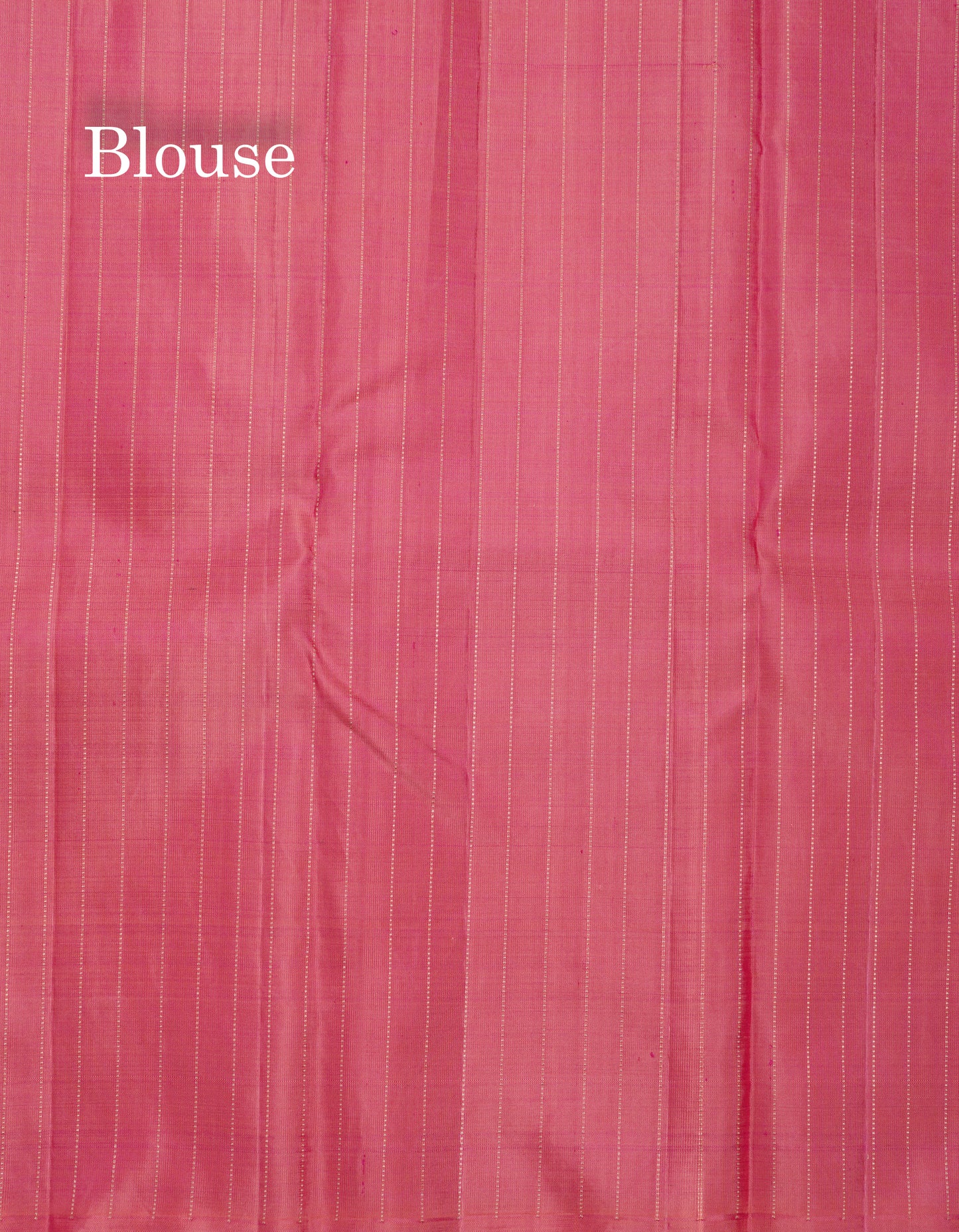Dual Tone Pinkish Peach Fancy Pure Kanjivaram Silk Saree With Blouse