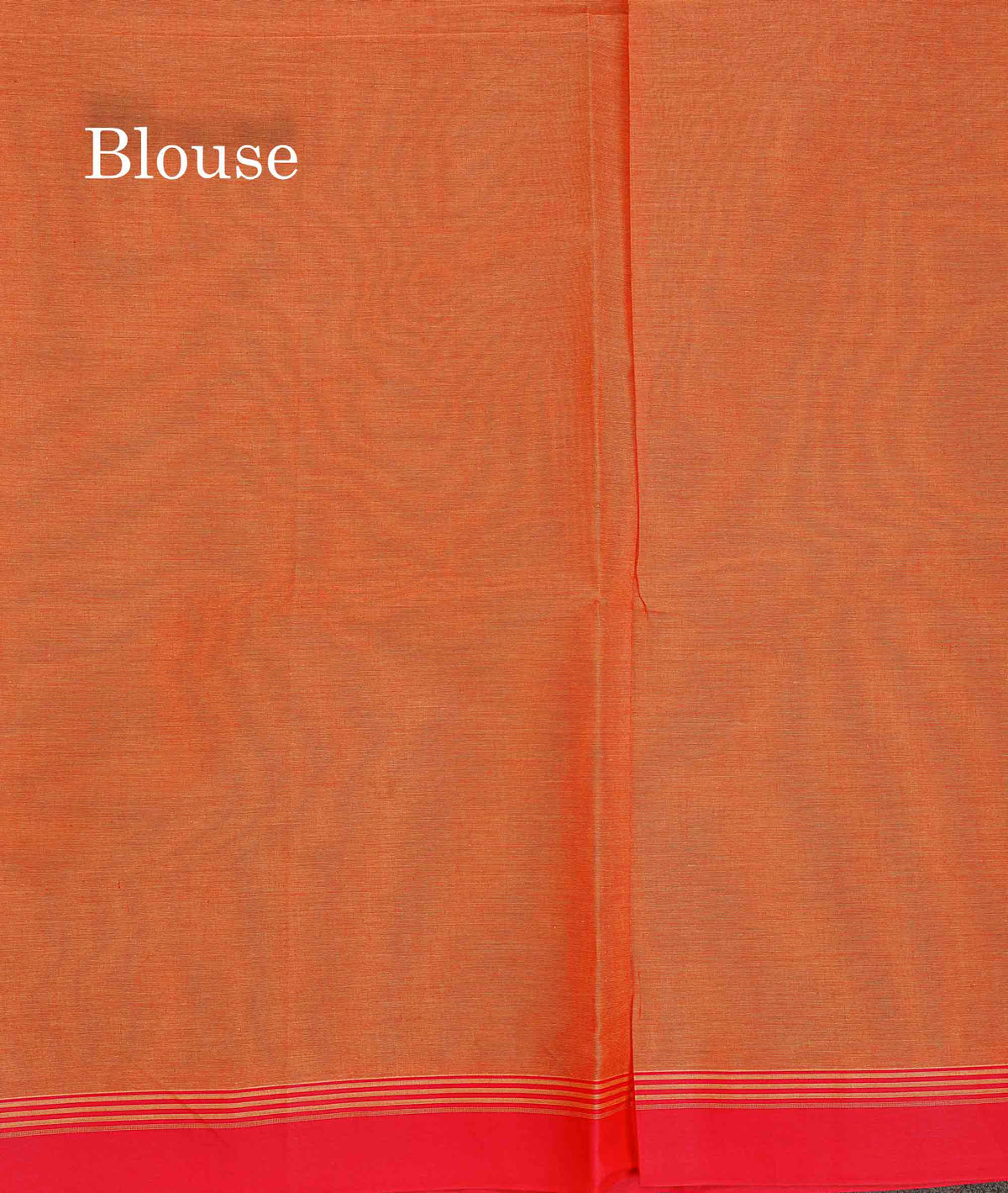 Pure Cotton Saree - Redish Orange Colour Body Thread Work Butta With Contrast pink Fancy border