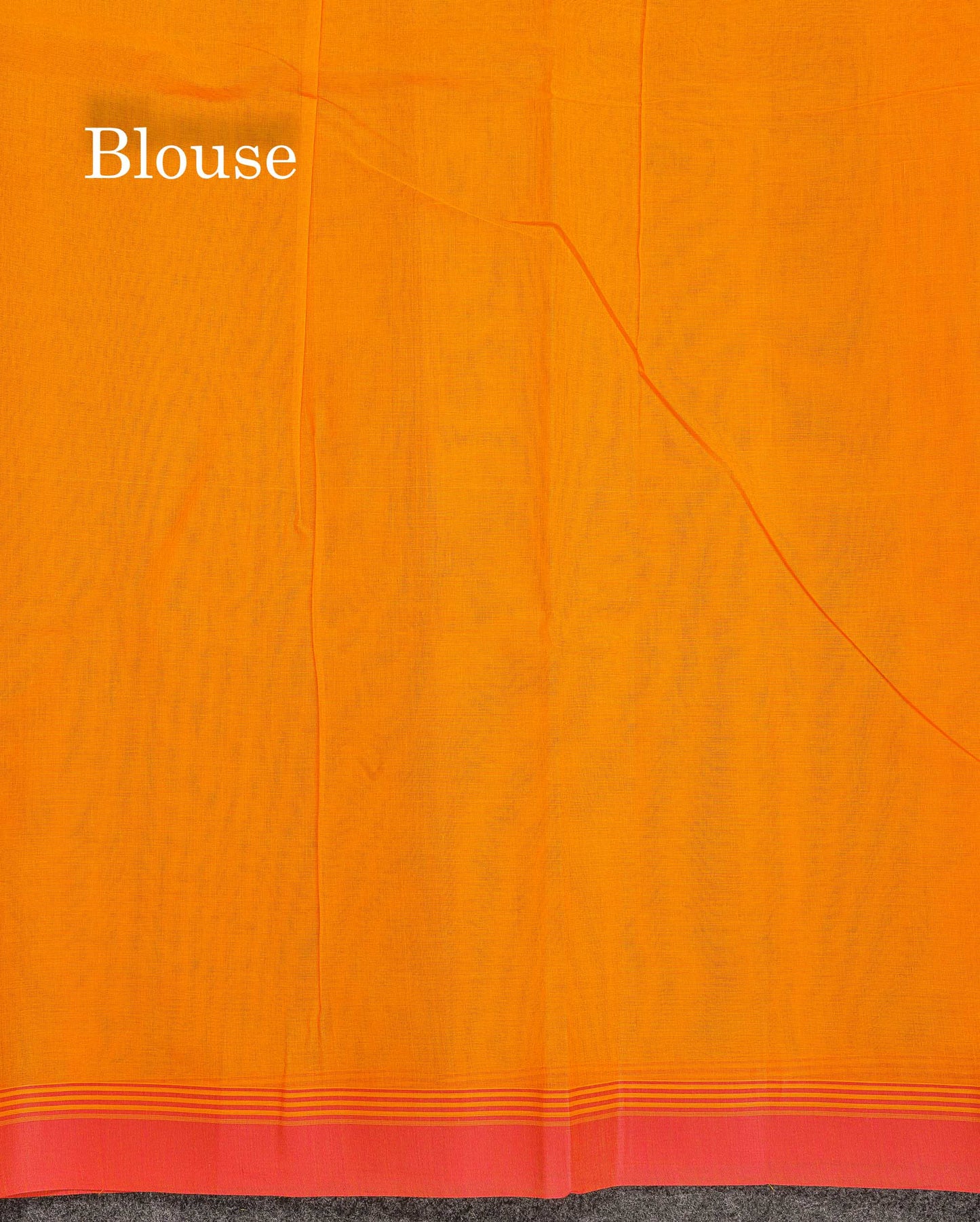 Pure Cotton Saree - Yellow Colour Body Thread Work Butta With Contrast Coral pink Fancy border