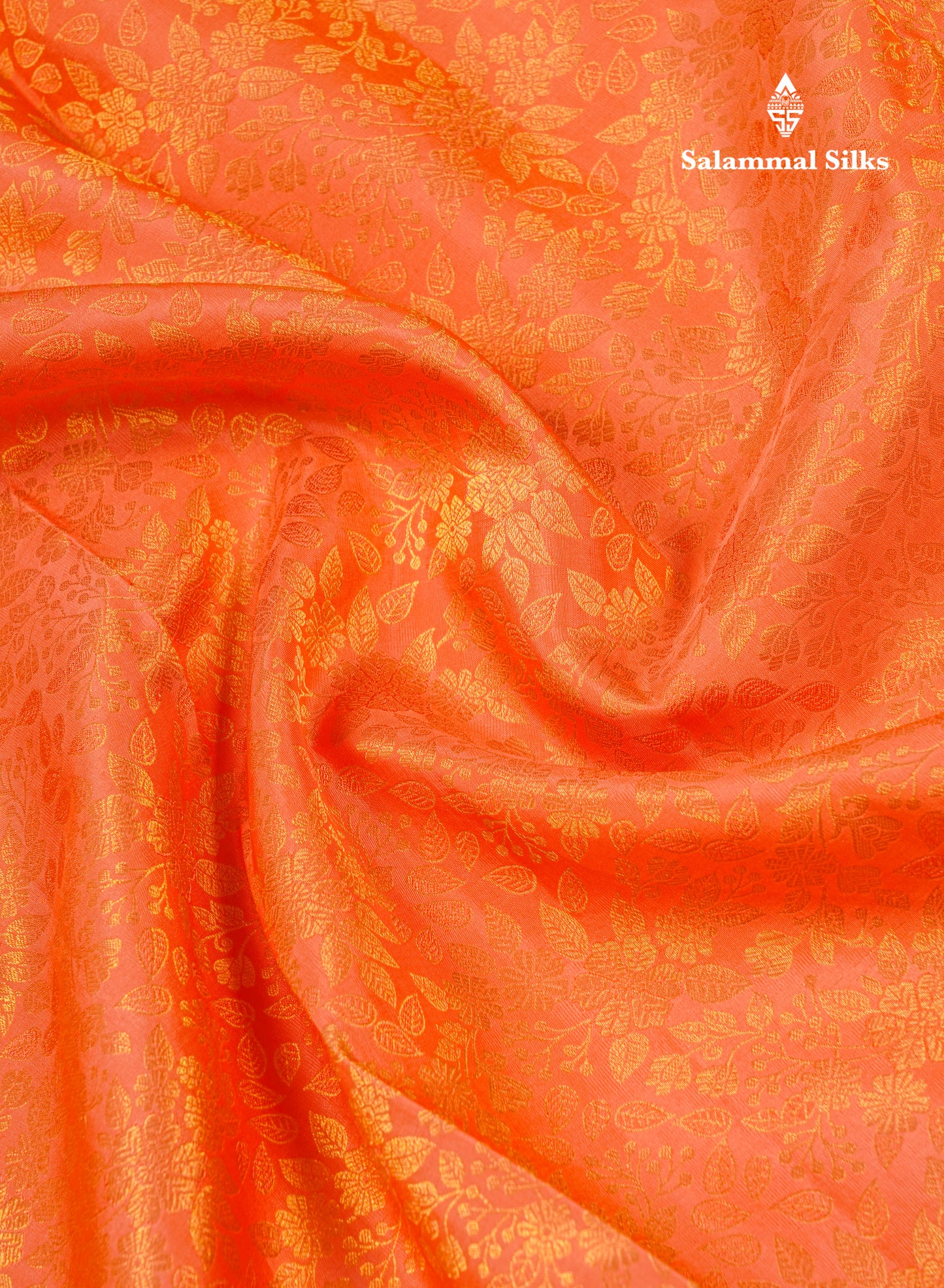Beautiful Orange Bridal Pure Kanjivaram Silk Saree With Contrast Pink Traditional Evening Morning Border
