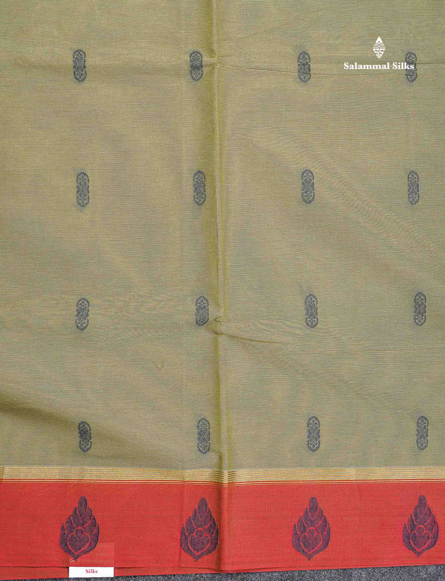 Pure Cotton Saree - Dual Tone Pink Colour Body Thread Work Butta With Brown Border