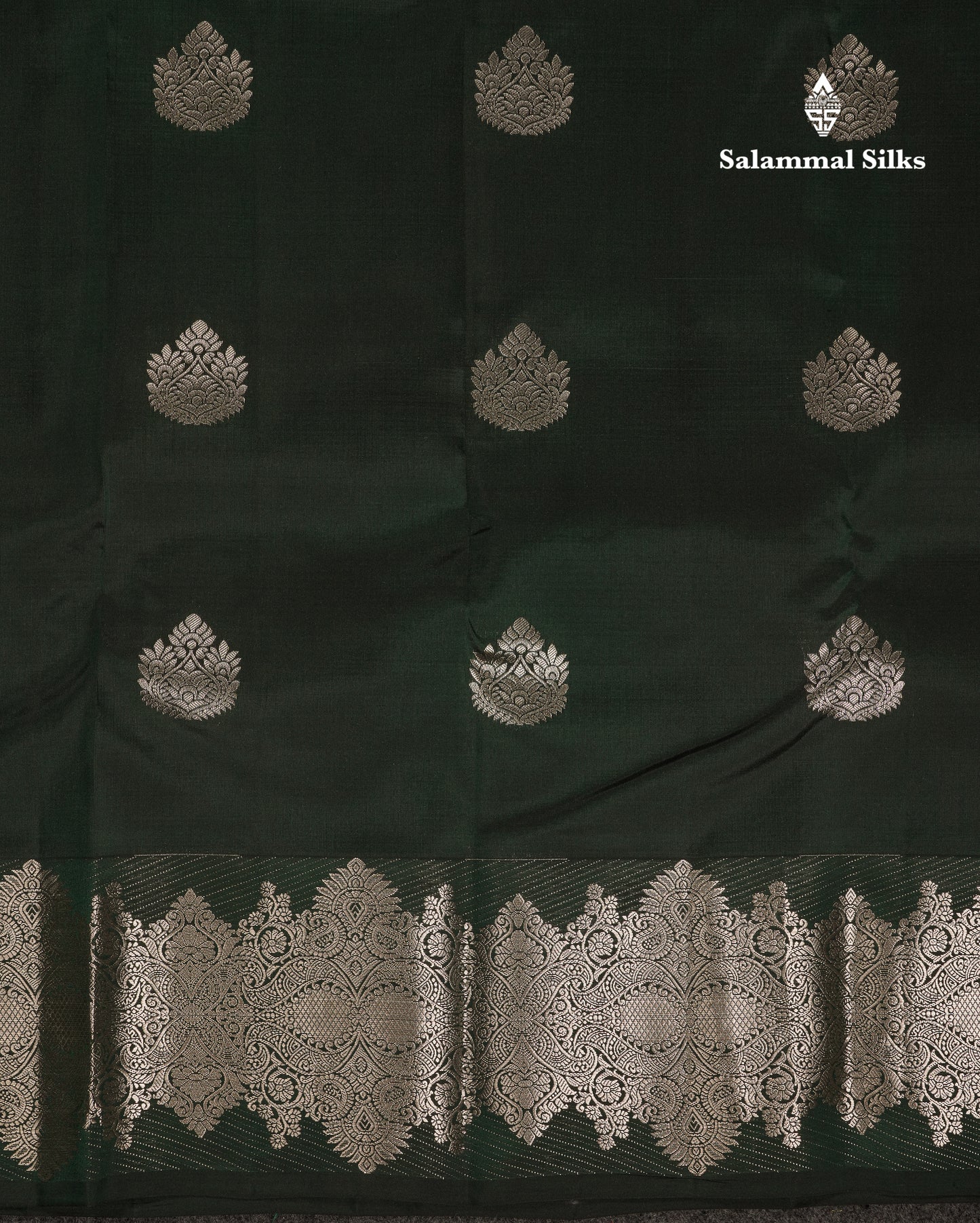 Beautiful Dual Tone Navy Blue Puremix Silk Saree With Contrast Sapphire Green Blouse
