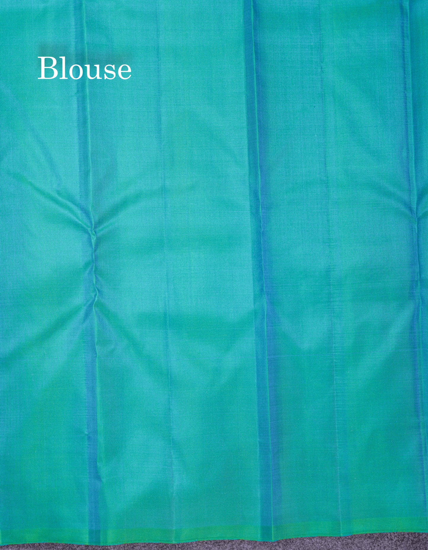 Beautiful Pink Fancy Pure Kanjivaram Silk Saree With Contrast Sapphire Green Blouse