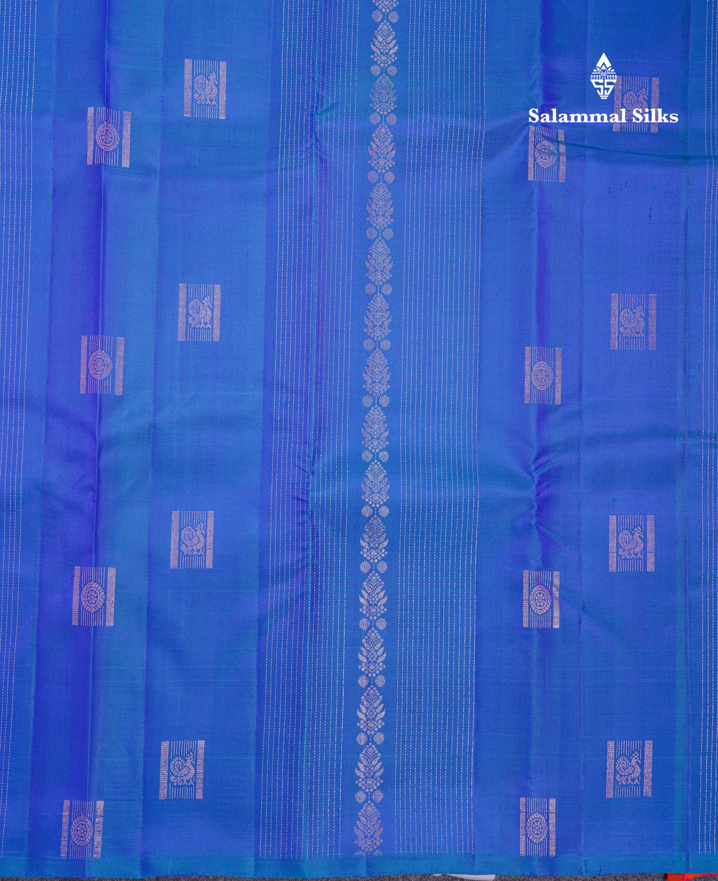 Beautiful Pink Fancy Pure Kanjivaram Silk Saree With Contrast Sapphire Green Blouse