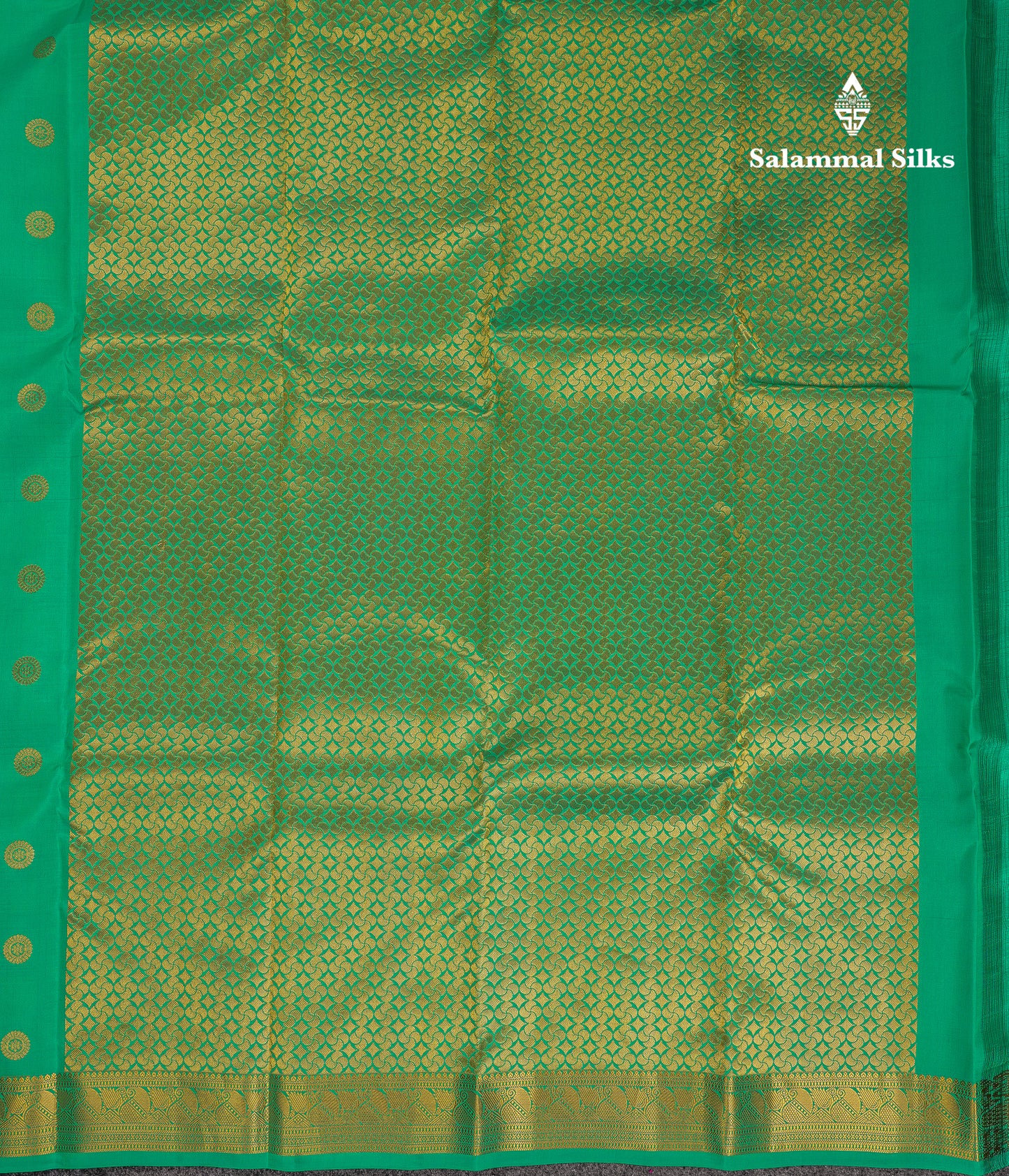 Beautiful Light Rexona Green Puremix Silk Saree With Traditional Small Border