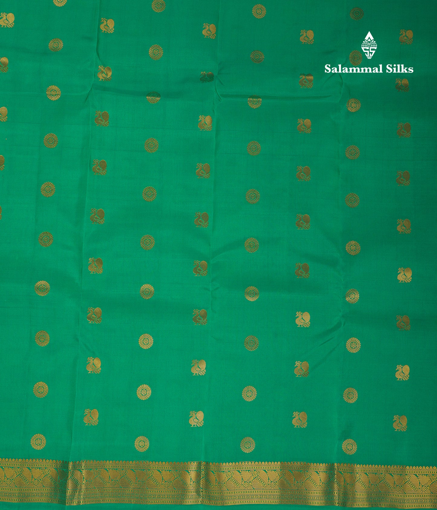 Beautiful Light Rexona Green Puremix Silk Saree With Traditional Small Border