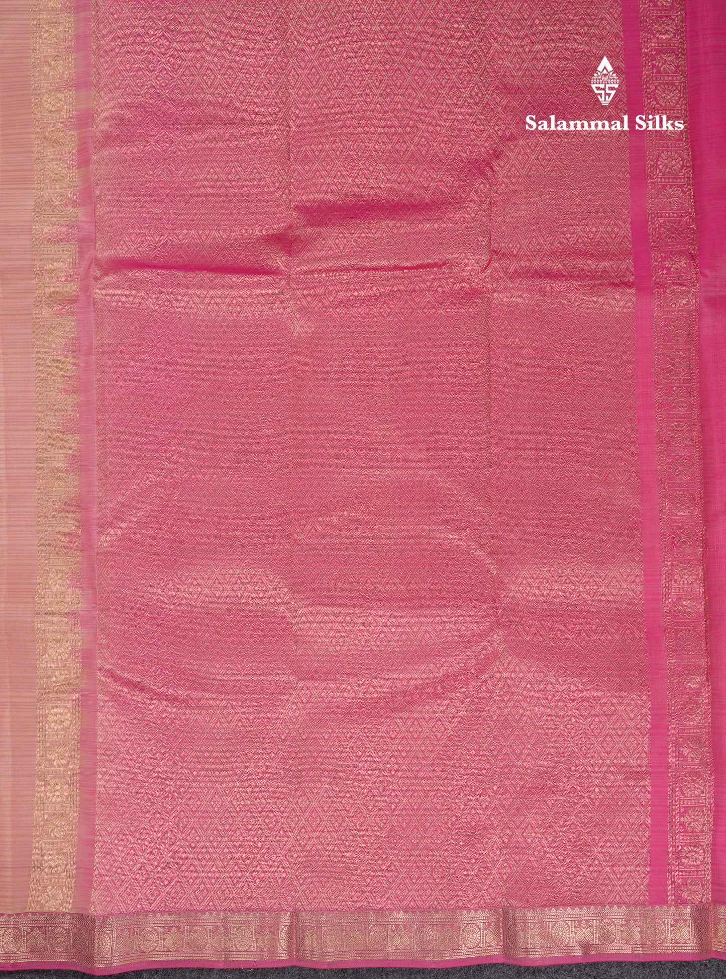 Beautiful Peach Puremix Silk Saree With Contrast Baby Light Traditional Small Border
