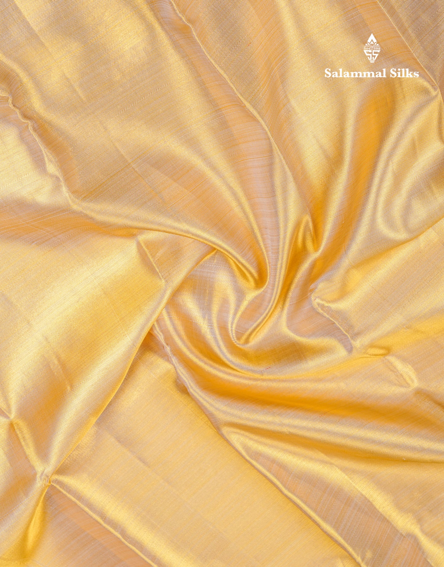 Beautiful Gold Tissue Plain Bridal Pure Kanjivaram Silk Saree With Traditional Border
