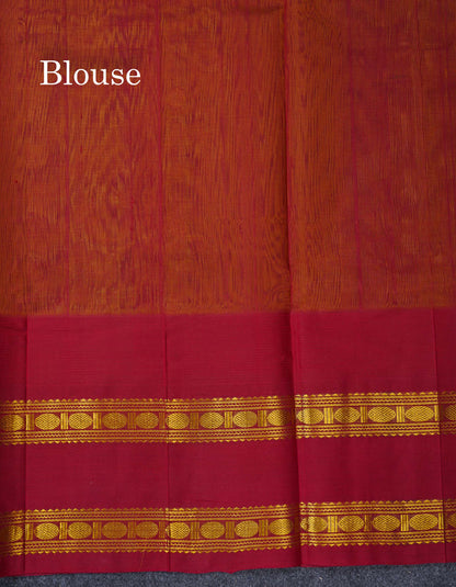 Beautiful Lemon Yellow Zari Butta Pure Silk Cotton Saree With Contrast Maroon Traditional Rettapet Evening Morning Border