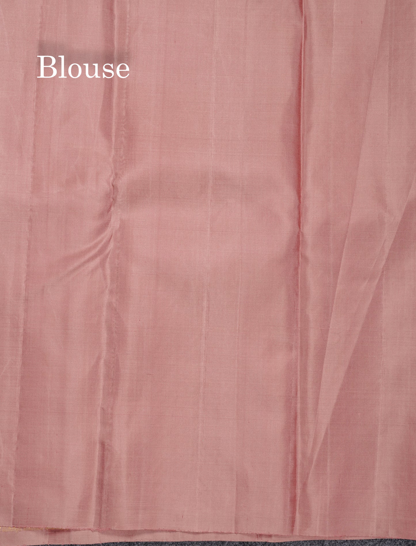 Light Chocolate Pure Kanjivaram Silk Saree With Running Blouse