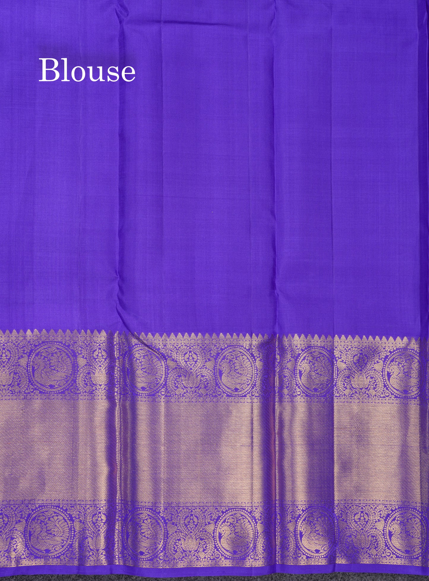 Dual Tone Purple Pure Kanjivaram Silk Saree With Contrast Violet Traditional Evening Morning Border