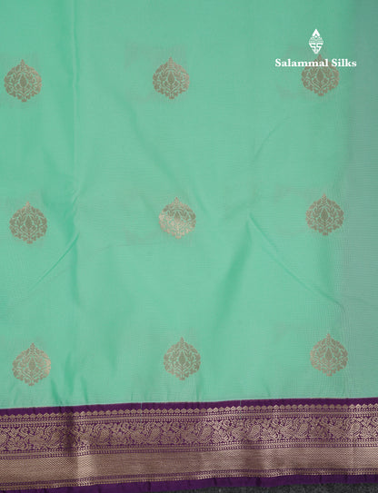 Beautiful Rexona Semi Silk Saree With Contrast Dark Purple Traditional Medium Border