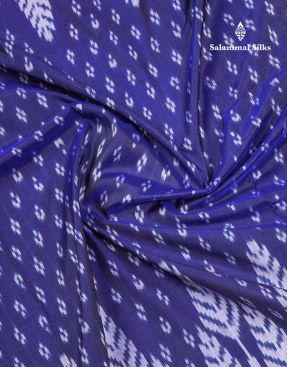 Beautiful Baby Pink Pochampalli Pure Kanjivaram Silk Saree With Contrast Pink Border