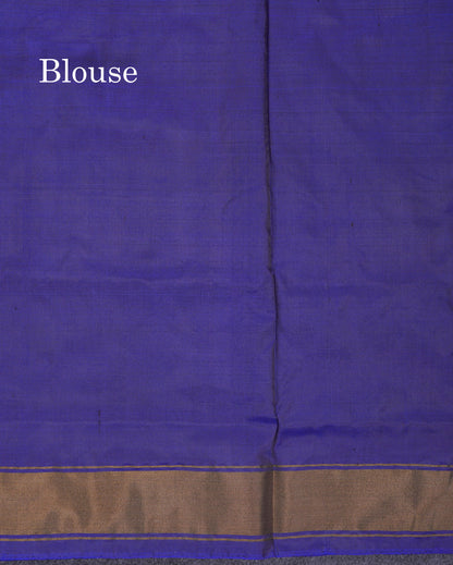 Beautiful Baby Pink Pochampalli Pure Kanjivaram Silk Saree With Contrast Pink Border