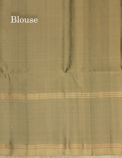 Kanjivaram Beautiful Violet Pure Soft Silk Saree With Contrast Fancy Border