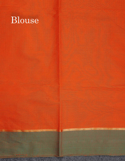 Pure Cotton Saree - Dual Tone Pink Colour Body Thread Work Butta With Pink Plain Border