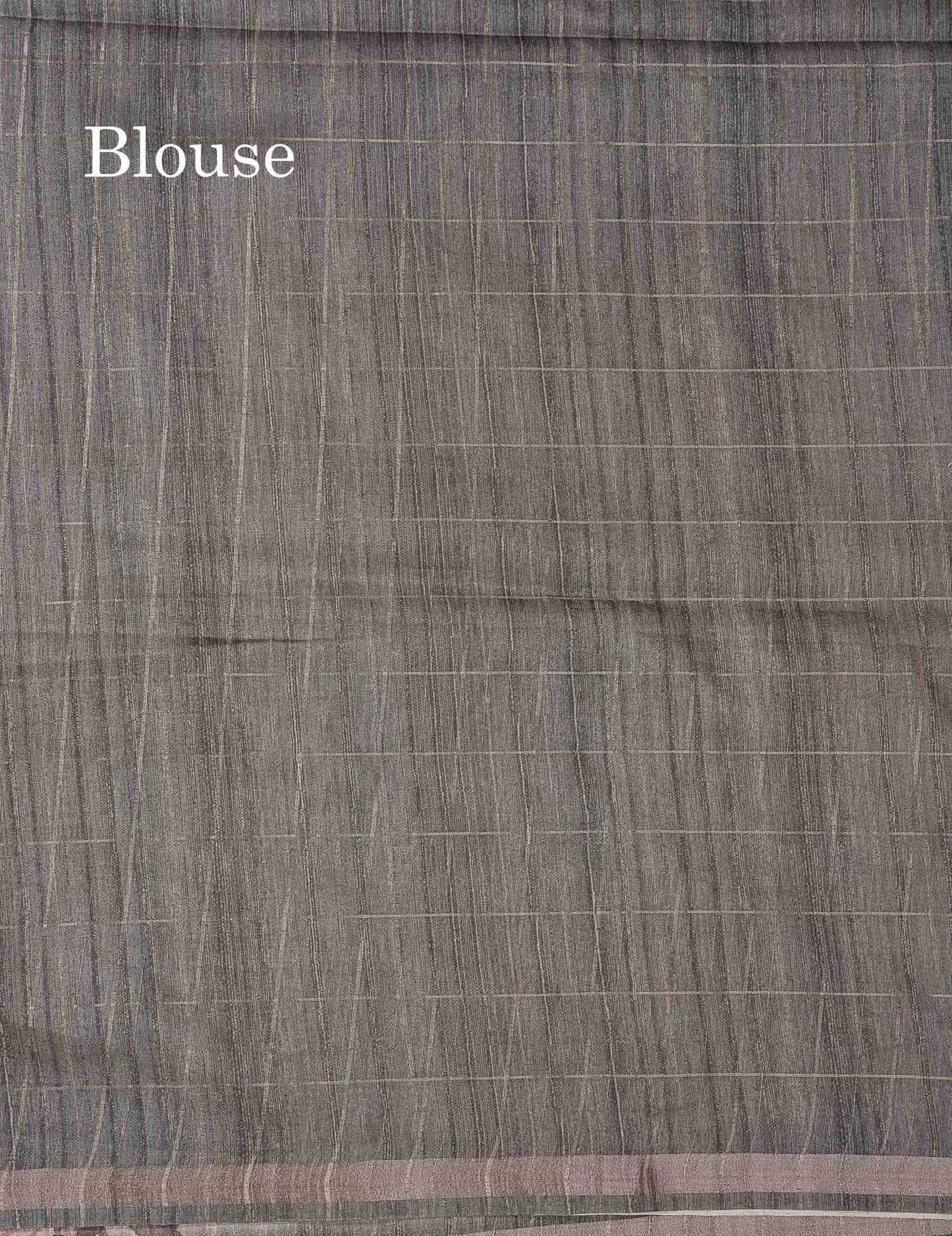 Beautiful Half White Checks With Floral Design Semi Tussar Saree With Contrast Maroon Blouse