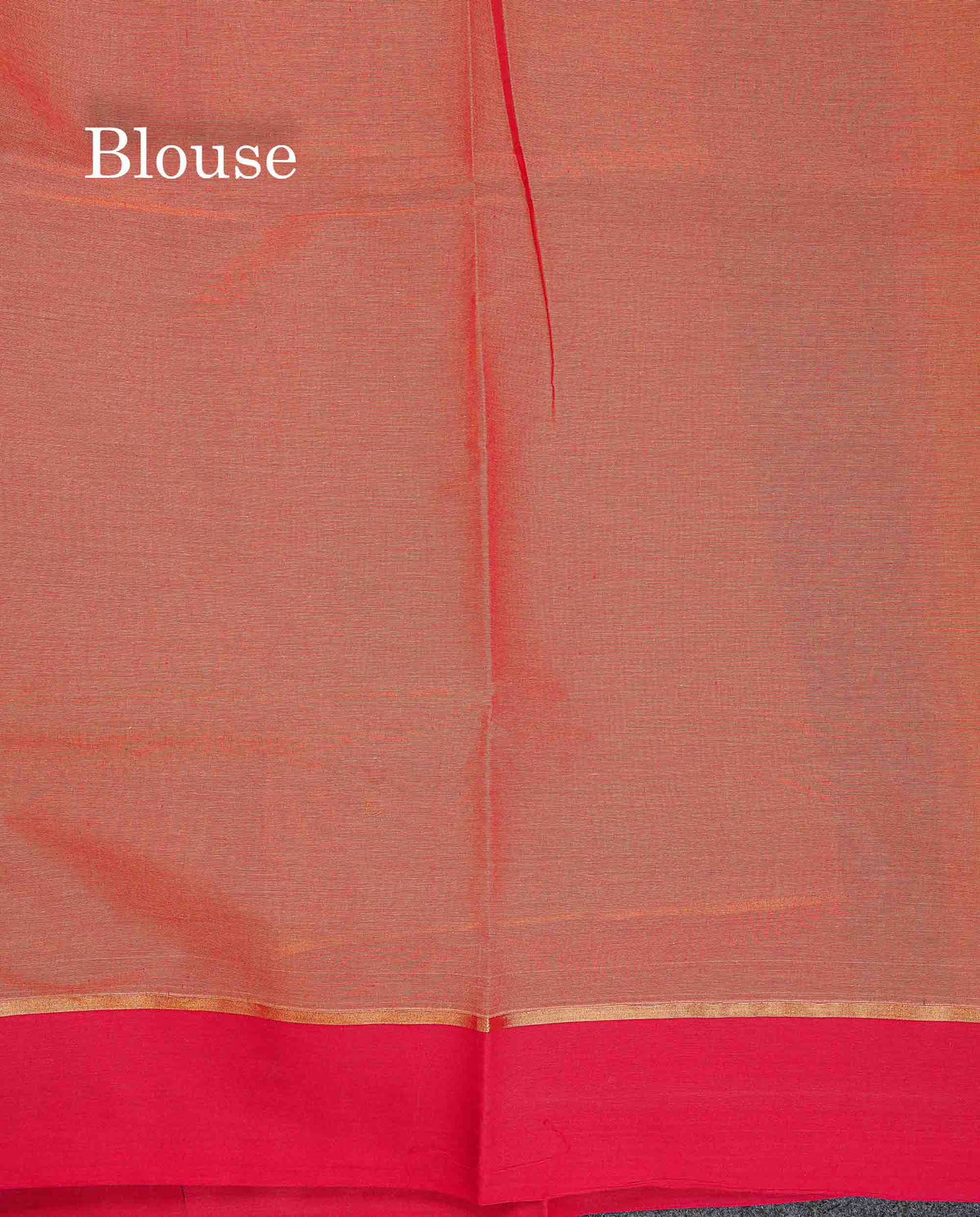 Pure Cotton Saree - Dual Tone Pink Colour Body Thread Work Butta With Pink Plain Border