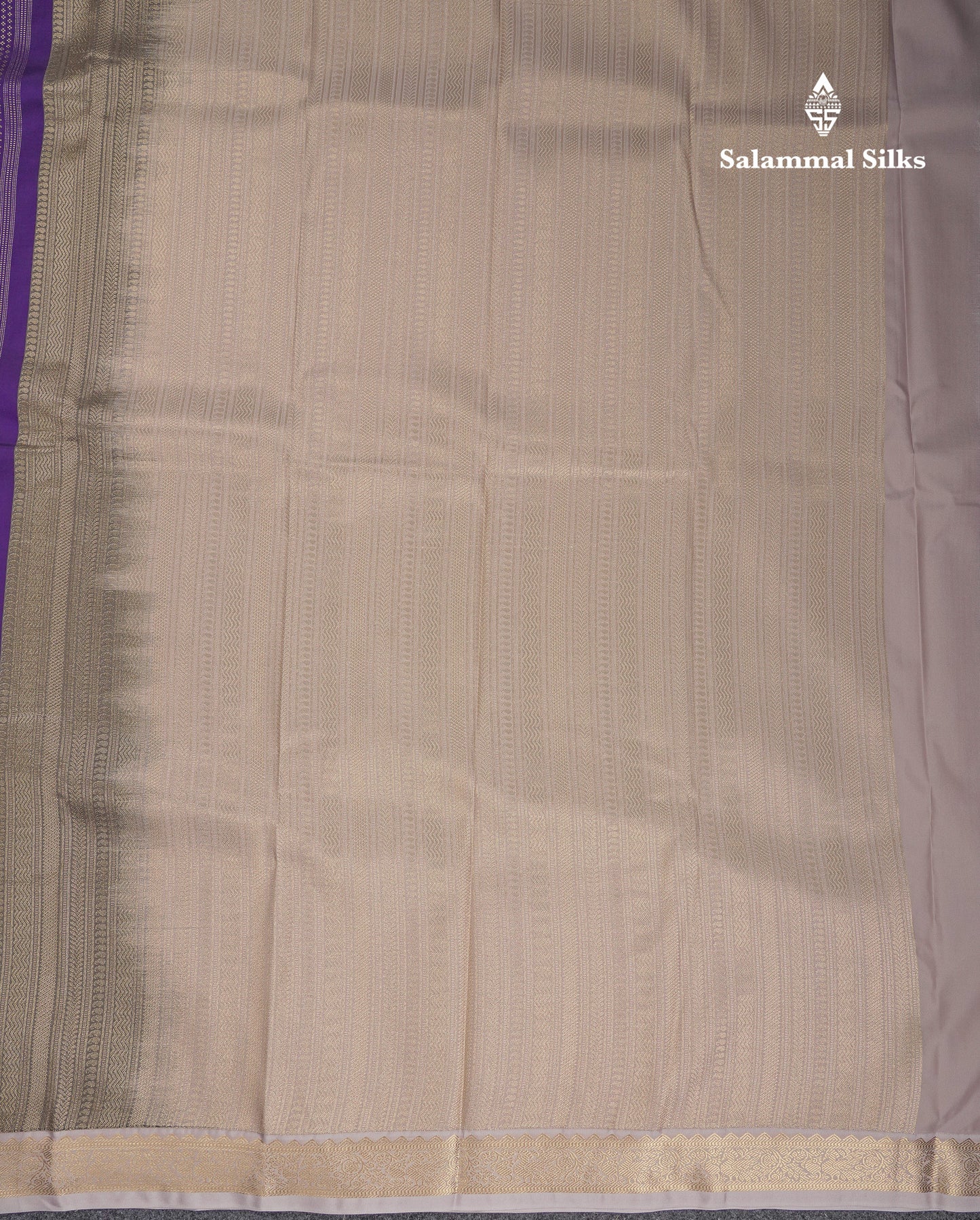 Beautiful Magenta Semi Silk Saree With Contrast Cream Sandal Traditional Small Border